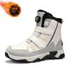Модные брендовые зимние мужские ботинки, высококачественные теплые плюшевые хлопковые ботинки 2024 года, новые водонепроницаемые женские зимние ботинки, модная походная обувь для пар