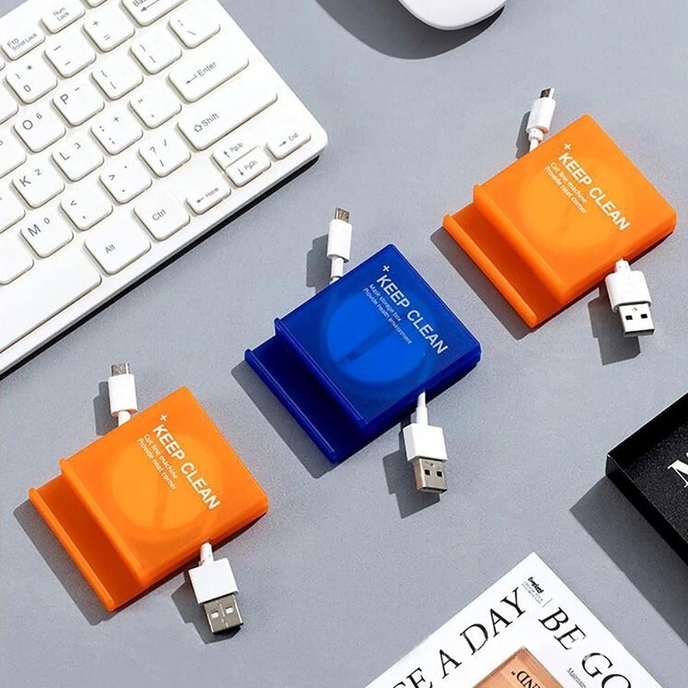 Wire Cable Cord Holder Data Line Cord Organizer USB Charging Box Cable Winder Storage Case Wire Winder Case Cable Management