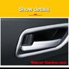 Stainless Car Interior Door Handle Bowl Frame Covers Trim Sticker For Toyota Corolla    2022 E210 12th Accessories
