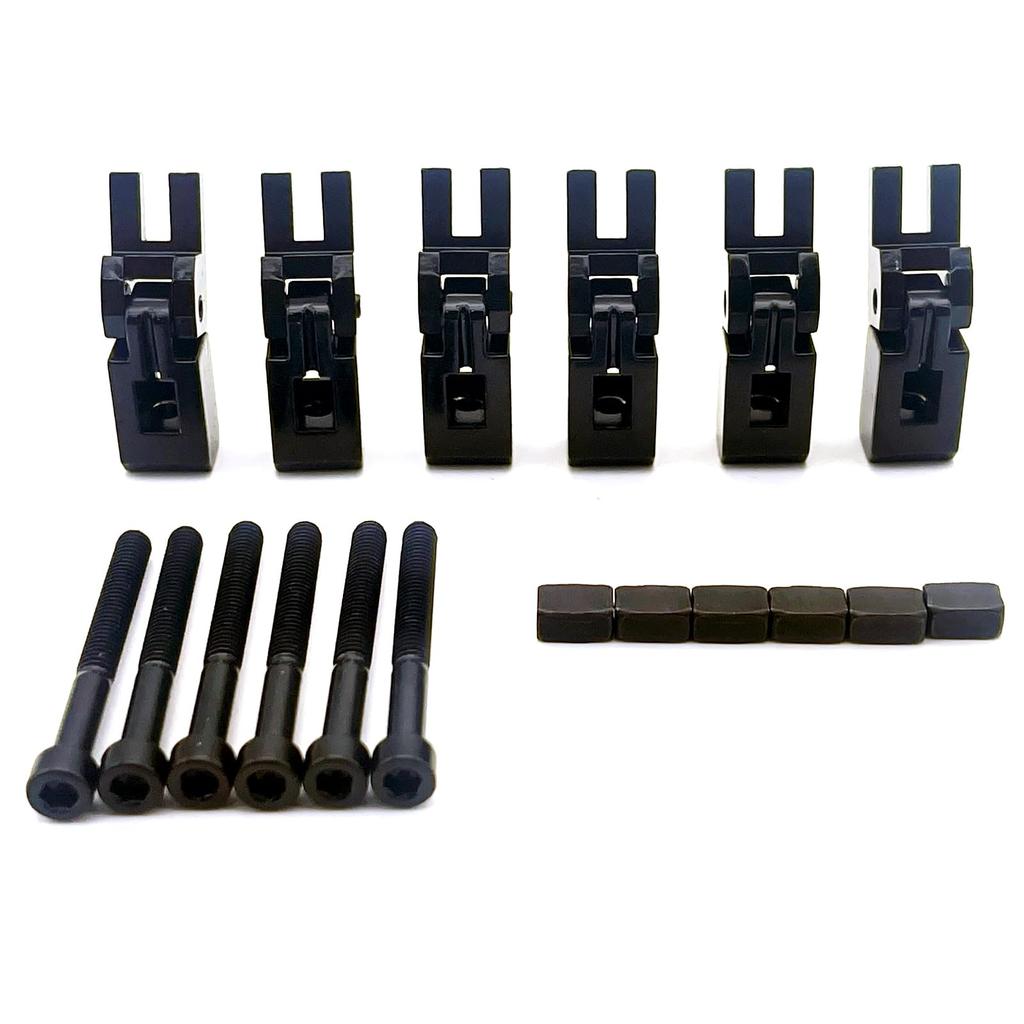 Guitar Saddle Set Classic Acoustic Bridge Tuning Adjustment Fork Maintenance Electric Black S-NET SN-381-GT