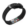 7 In 1 Titanium Silicone Magnetic Energy Armband Power Bio Bracelet Health Pain Relief Magnet Therapy Bracelet Bangle 3000 Gauss