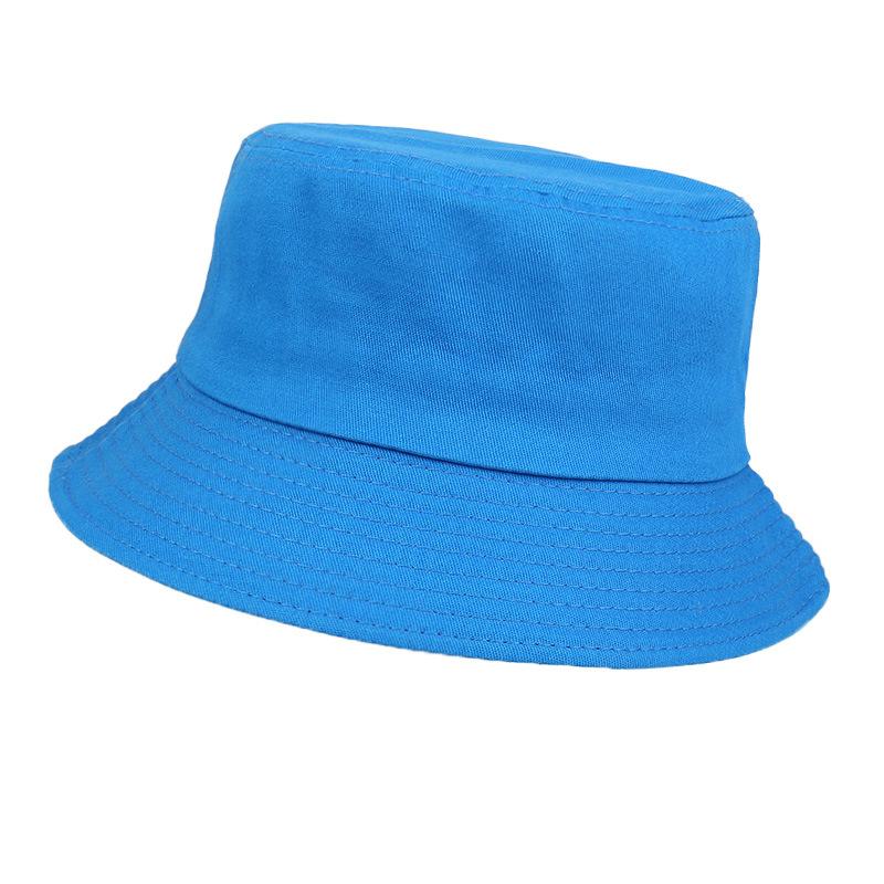 Spring and summer bucket hat basin hat embroidery printing LOGO printing children's advertising hat male and female students sun protection hat