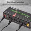 MOSKYAUDIO 8-Channel Guitar Pedal Power Supply with Independent Short Circuit Protection LED Power