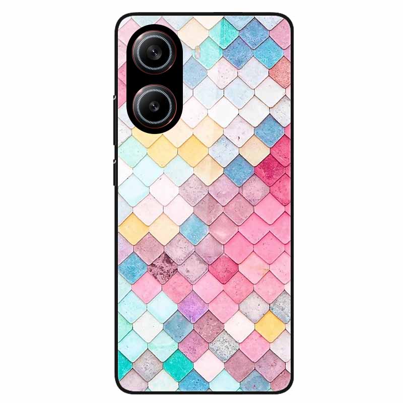 Чехол для Poco X7 Pro Модный Закаленное Стекло Жесткая Задняя Крышка Телефона для Xiaomi Poco X7 Pro Чехлы PocoX7Pro X 7 Pro X7Pro Корпус новый