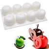 8-Crid форма для торта в форме яблока, 3D силиконовая форма для выпечки для кексов, кондитерских изделий, десертного мусса