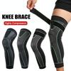 Sport Anti-Slip Full Length Compression Leg Sleeves Knee Brace Support Protect For Basketball Football Running Cycling Men Women
