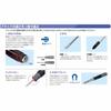 Kyoto Machinery Tools (KTC) Soft Thin Shaft Screwdriver Flathead D7SM-415