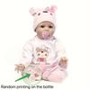 BZDOLL 55 СМ 22 Дюйма Мягкий Винил Реборн Девочка Кукла Игрушка Реалистичная Как Настоящая Бебе Принцесса Малышка Наряжать Кукла
