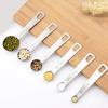 Hot 6pcs/set Food-grade Stainless Steel Measuring Spoon Set Sugar Coffee Powder Spice Measure Scoop Kitchen Baking Tools