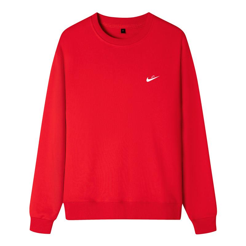 Мужская толстовка-пуловер с длинным рукавом, круглым вырезом, из махровой ткани, весна-осень 2024