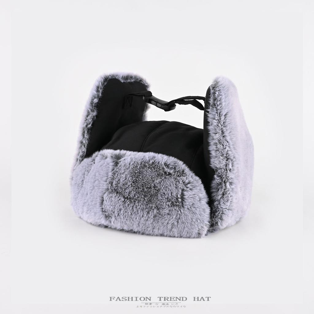 Шапка мужская зимняя бархатная утолщенная шапка женская теплая и ветрозащитная для катания на лыжах, езды на электромобиле, с защитой ушей, хлопковая шапка, тренд