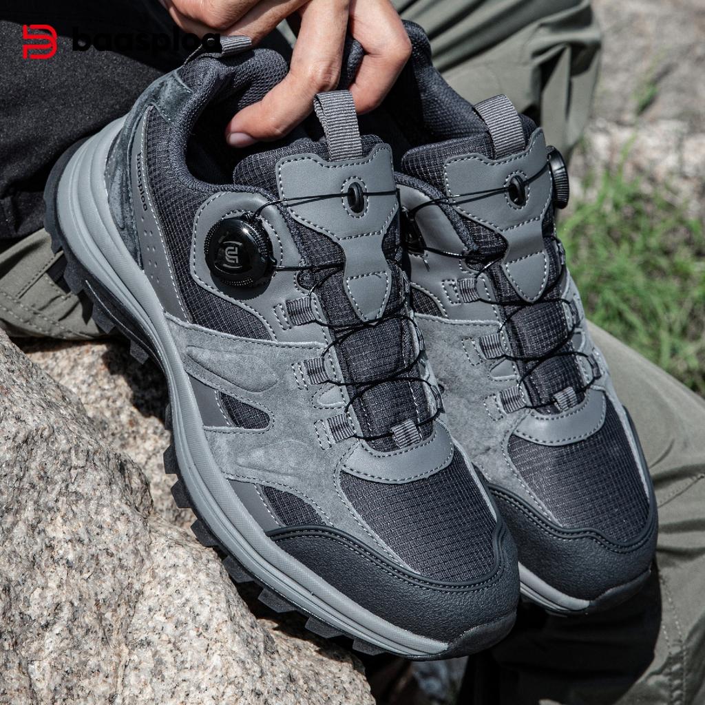 Мужские походные ботинки, уличная обувь, поворотная пряжка, нескользящие, легкие походные ботинки, мужская нескользящая спортивная обувь, дышащие кроссовки для бега по пересеченной местности