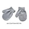 1 Pair Toddler Mittens Simple Solid Color Hand Warmers Winter Keeping-warm Cover Clothes Accessory Kids Mitten for Outdoor