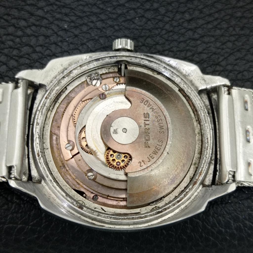 ВИНТАЖНЫЕ АВТОМАТИЧЕСКИЕ ШВЕЙЦАРСКИЕ МУЖСКИЕ ЧАСЫ FORTIS 2452 С ОРИГИНАЛЬНЫМ ЦИФЕРБЛАТОМ a705520-1