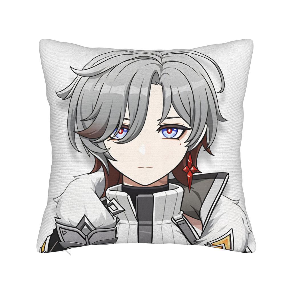 Genshin Impact Illuga Pillow Cover Game Novelty Pillow Case For Wedding Party Home Decor Custom Cushion Cover Gift