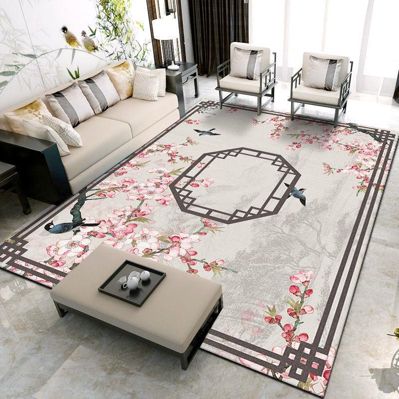 New Chinese Living Room Carpet Carpet Large Area Full Floor Mat Entrance Door Carpet Bedroom Bedside Carpet