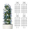 Plaids Metal Plant Trellis Small Plant Trellis Climbing Up Support Poles for Indoor Outdoor Garden Flower