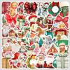 50 Christmas Decoration Graffiti Stickers Mobile Phone Computer Waterproof Stickers Christmas Holiday Stickers