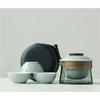 1 Bowl 3 Cup Zen Teapot And Tea Cup Set Kit Household Tea Making Travel Set Outdoor Portable Bag Chinese Tea Set Supplies
