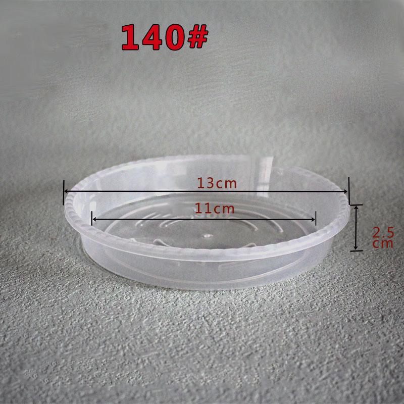 7/10/12cm Transparent Thickened Plastic Flowerpot With Tray Orchid Pot Succulent Rose Plant Root Maintenance B1