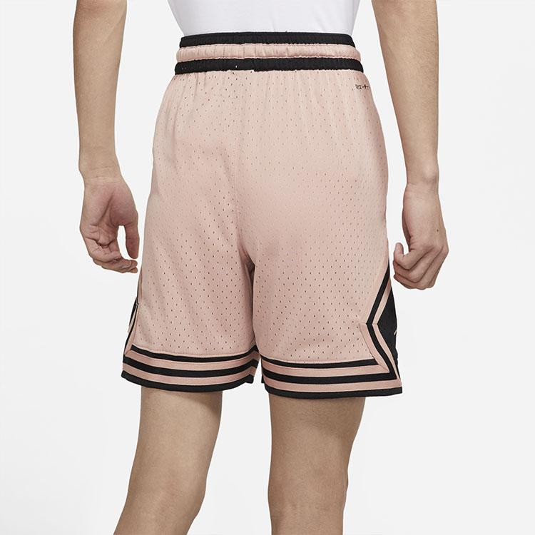 Jordan Спортивные повседневные дышащие баскетбольные шорты Dri-Fit Мужские штаны Розовый Ретро-Серый DH9076-609
