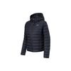 Li Ning Fitness Series однотонный светоотражающий ультралегкий пуховик женская верхняя одежда черный AYMT092-2