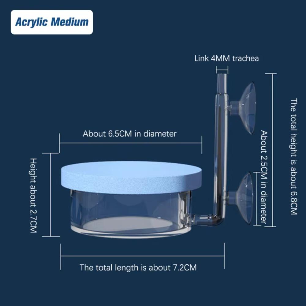 Nano Bubble Bar Acrylic Air Pump High Transparency Aquarium Oxygen Pump Aquarium Supplies