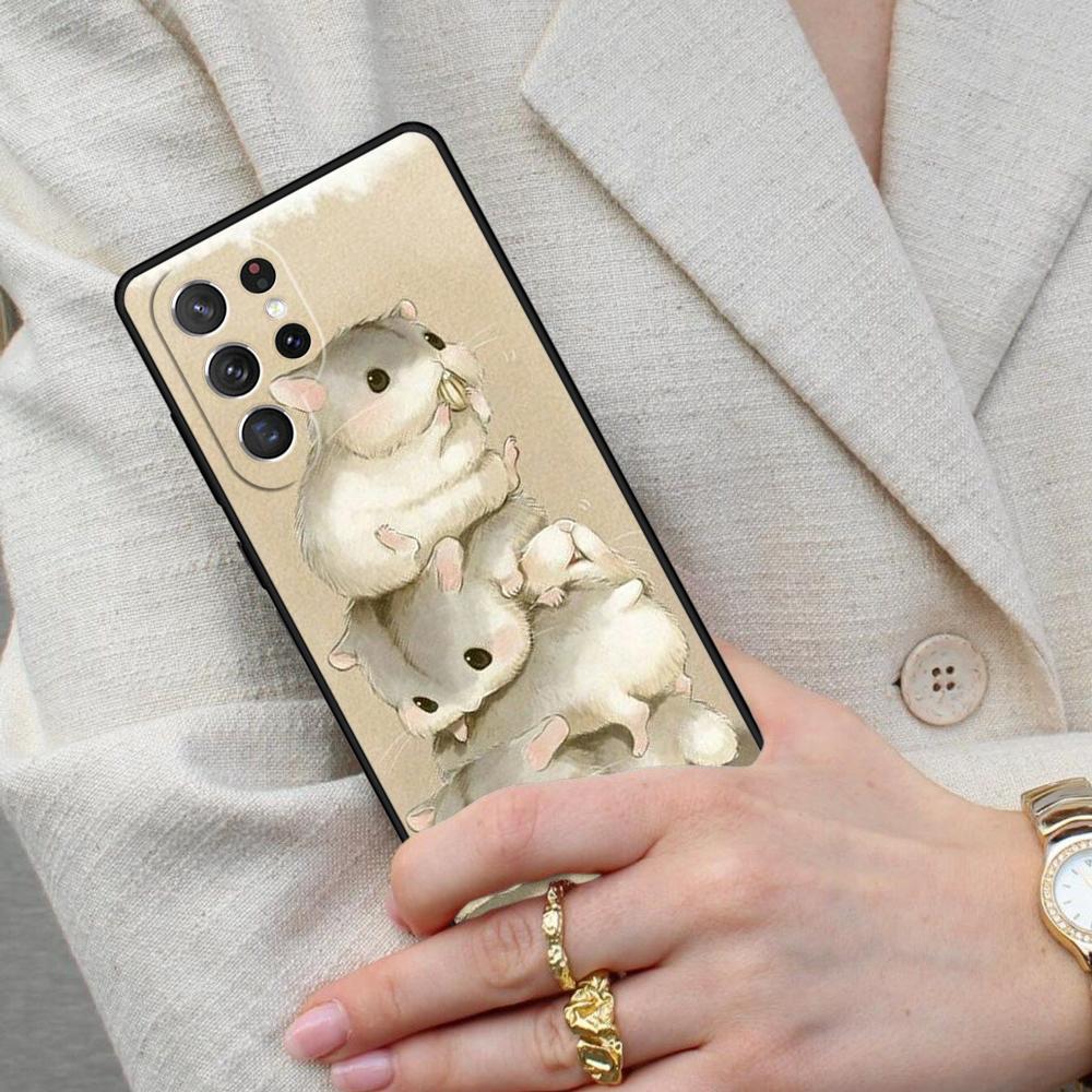 Guinea Pig Hamster Collage Cell Phone Case for Samsung Galaxy S26 Ultra S25 S24 S23 S22 S21 S20 Note10 Cover