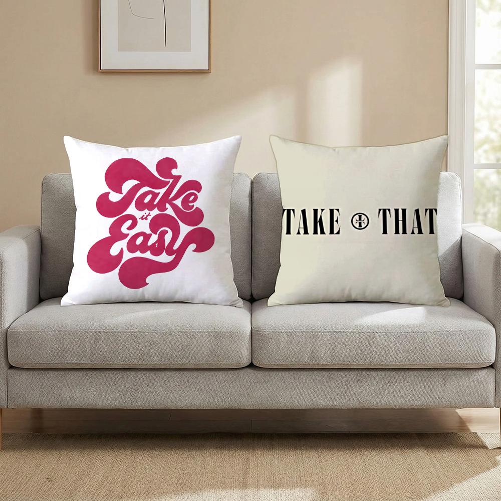 Pop Take That Cushion Cover Cushion Cover Set 4Pcs 50X50 45X45 40X40 Pillowcase Decorative Sofa Home Decor