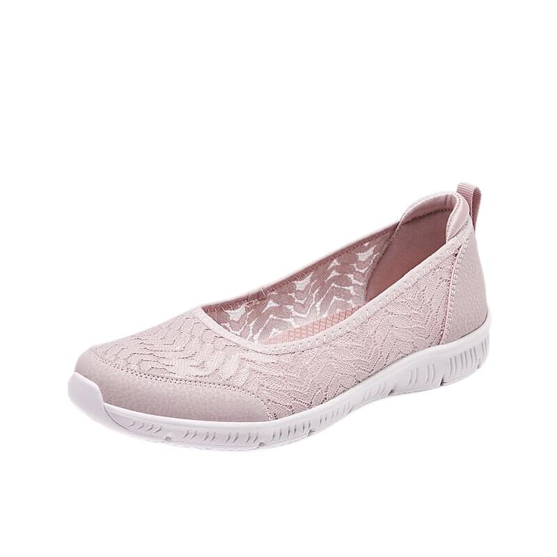 Skechers Женские дышащие слипоны на плоской подошве