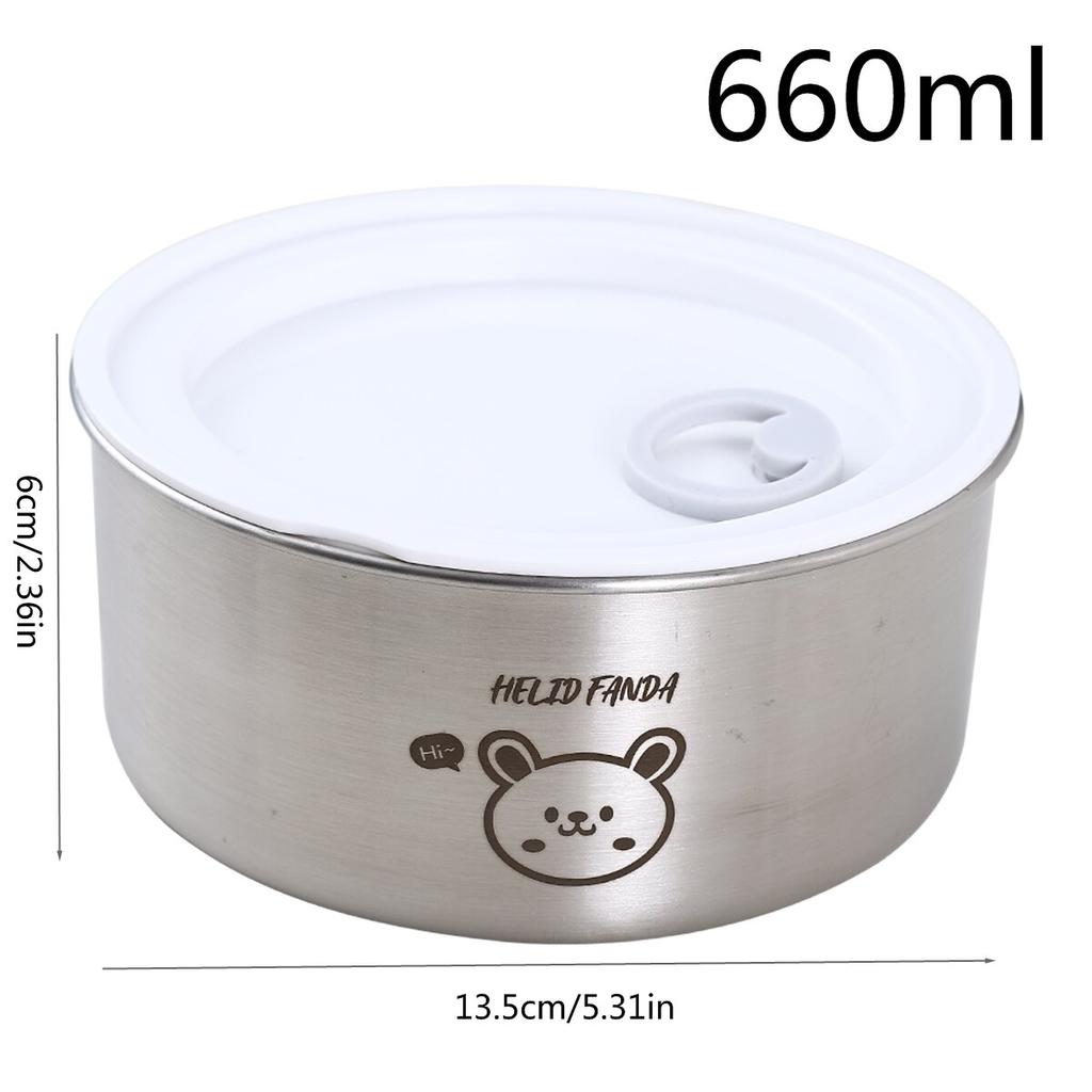 Контейнеры для пищевых продуктов из нержавеющей стали 304, герметичный контейнер для хранения продуктов в холодильнике, большая вместимость, для кухни