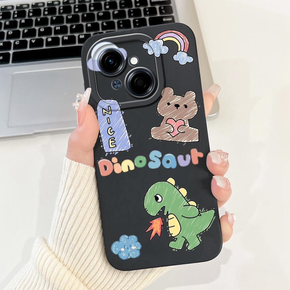 Чехол для Tecno Spark Go 1 Go1 Милый Мультяшный Чехол Мягкий Силикон Fundas Чехол для Телефона Для Tecno SparkGo Spark Go 2025 Задняя Крышка Capa