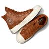 Converse Chuck 70 универсальные, удобные, простые, теплые, нескользящие, высокие кеды для женщин коричневого цвета