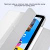 Для iPad Эйр 11 (2025)/(2024) Чехол-подставка Оригами из ПУ кожи с прозрачной задней крышкой для планшета с держателем для карандаша