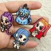 1/4Pcs K- Enamel Brooches  Girl Group Collection Lapel Pin Cute Clothing Backpack Badge Decor Gift For Fans