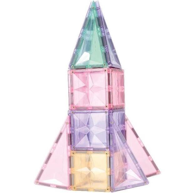 Конструктор магнитный Cleverclixx Petite Pastel Pack, 36 деталей