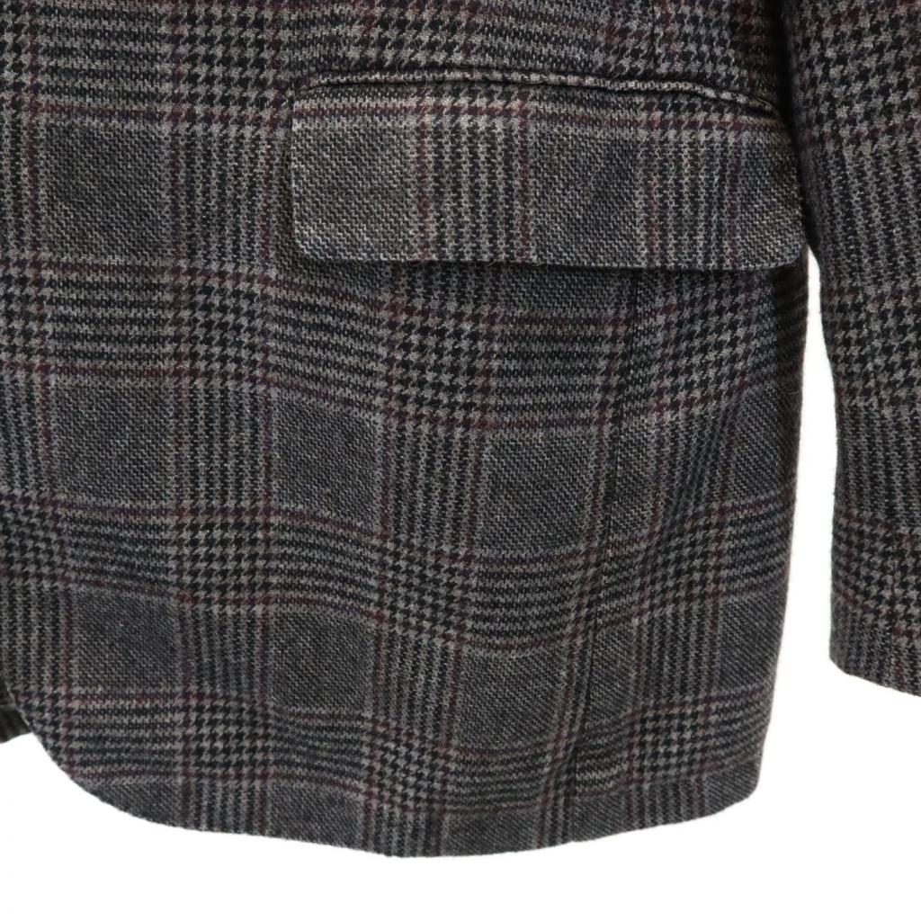 TAGLIATORE сделано в Италии Твидовый пиджак в клетку 50 Серый Мужской Б/У