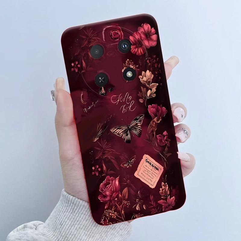 Чехол для Huawei Nova 12i Дизайн 'Девочка с цветами' Мягкий силиконовый чехол для телефона для Huawei Nova12i 12 i 4G CTR-L81 L91 Nova 13i Чехол Capa