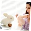 LIFKOME Fluffy Plush Rabbit Pillow, Stuffed Animal, Perfect for Birthdays, Celebrations, and Christmas, 20cm, White