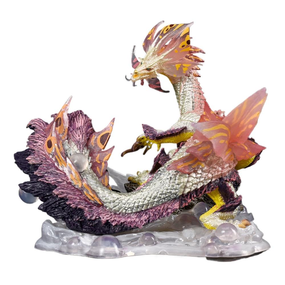 Monster Hunter Game Nergigante World Ice Ancient Dragon Pvc Action Figure Anime Figure Extinction Dragon Model Toys Doll Gift
