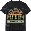 2024 Unisex Summer Tops Tshirt Vintage 1986 Classics Tshire Streetwear Printed Tshirt Top  Retro Style Tshirt