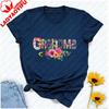 Custom Grandma Flower Shirt Great Grandma Shirt Gift for Grandparent Nana Shirt Gothic Graphic T Shirts Vintage Shirts for Women