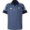 Adidas TIRO V NECK With COLLAR TEE Polo Shirt Men's Ink Blue JC5722