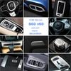Автостайлинг для Volvo s60 v60 -2025 декоративная/АБС/нержавеющая сталь полоса отделки салона автомобиля автозапчасти автомобильная наклейка