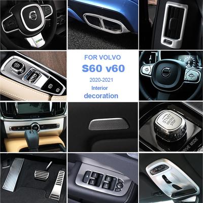 Автостайлинг для Volvo s60 v60 -2025 декоративная/АБС/нержавеющая сталь полоса отделки салона автомобиля автозапчасти автомобильная наклейка