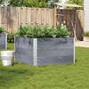 Planter Box Gray 100x100 cm Solid Pine Wood