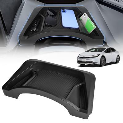 Автомобильный поднос на руль для Toyota Prius 60-й серии, поднос для хранения Prius, элементы дизайна интерьера, включая резиновую коврик, простая установка