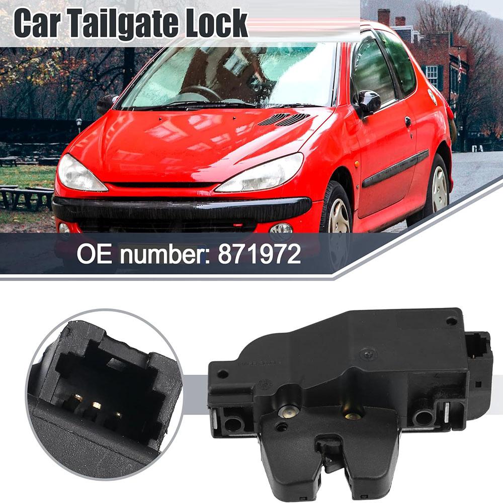 1X Rear Tailgate Lock 871972 For Citroen C3 I C4 I, C5 I, Peugeot 307 407