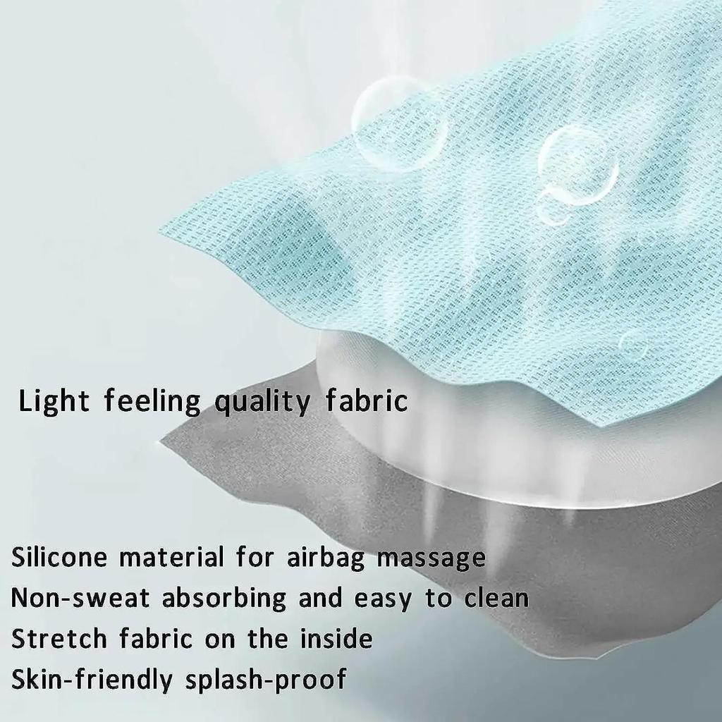 Электрический массажер для головы с давлением воздушной подушки и нагревом, 360-градусный обхватывающий массажер для кожи головы для глубокого расслабления и снятия стресса