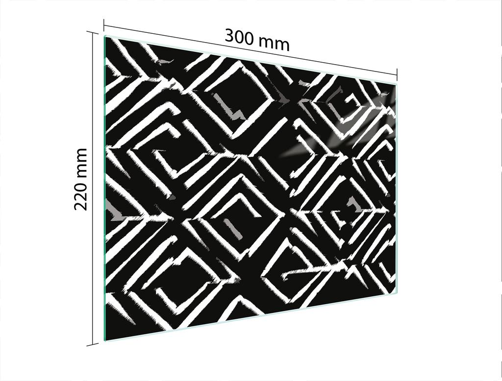СТЕКЛЯННАЯ ДОСКА ДЛЯ РЕЗКИ 30x22 УЗОР